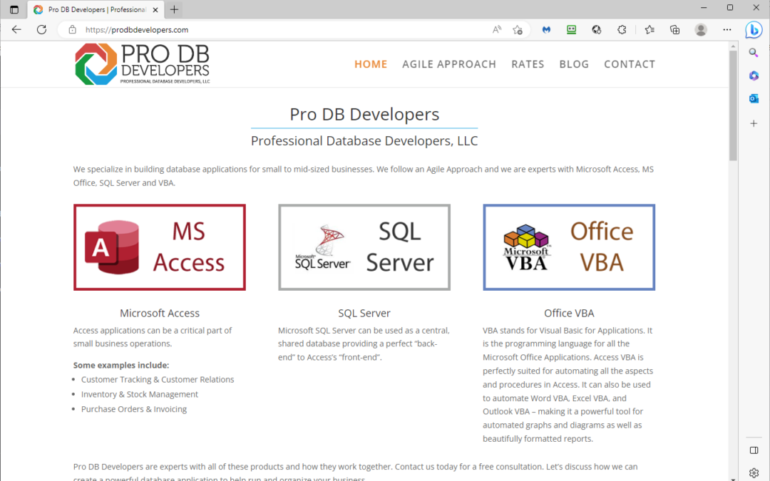 Pro DB Developers
